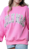 LULU MAC Sweatshirt in Bubblegum/Camo