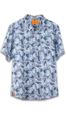 Simply Southern Men’s Coastal Button Down, Blue Camo