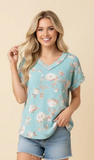 HEIMISH Floral Top in Mint