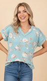 HEIMISH Floral Top in Mint