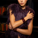 BuDha Girl, Merlot All Weather Bangle Set/6