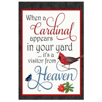 ‘Cardinal in Your Yard Bereavement’ Decorative Flag