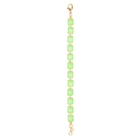 Sorrelli Octavia Tennis Bracelet in Electric Green