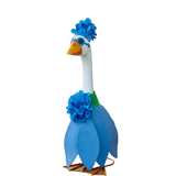 Giddy’s Porch Goose Outfit, Blue Hydrangea