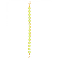 Sorrelli Sienna Tennis Bracelet in Electric Yellow