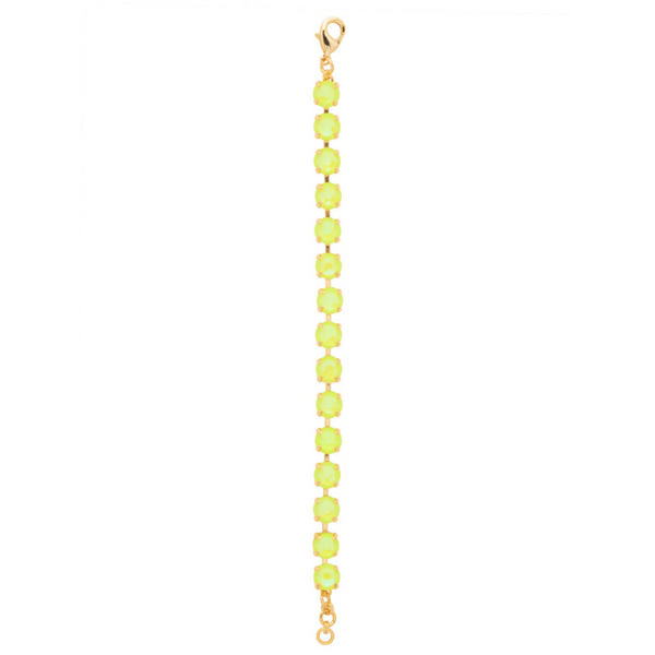 Sorrelli Sienna Tennis Bracelet in Electric Yellow