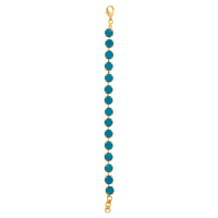 Sorrelli Sienna Tennis Bracelet in Caribbean Blue Opal