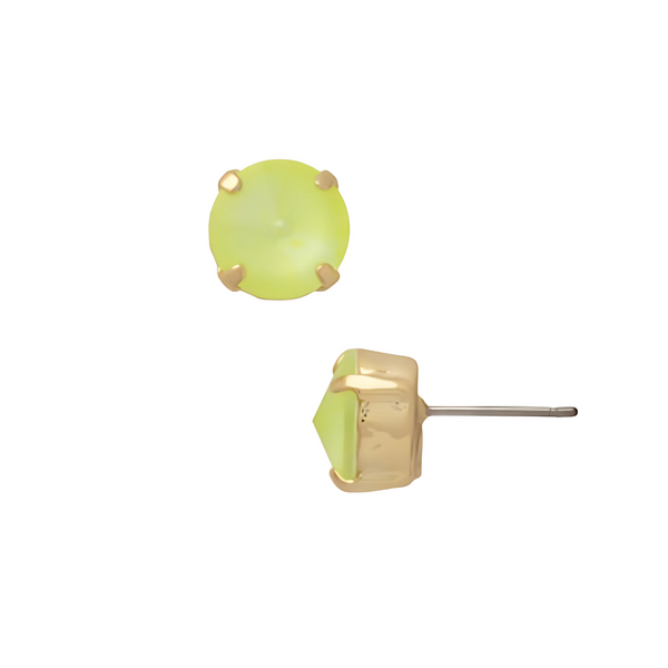Sorrelli London Stud Earrings in Electric Yellow