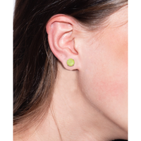 Sorrelli London Stud Earrings in Electric Yellow