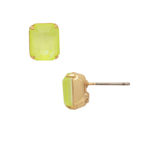 Sorrelli Octavia Stud Earrings in Electric Yellow