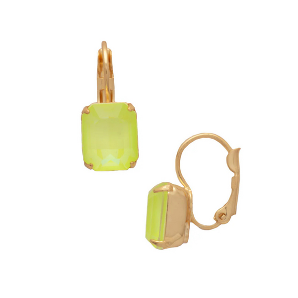 Sorrelli Octavia Dangle Earrings in Electric Yellow