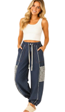 HEIMISH, Denim Lace Joggers