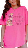 BBB, October We Wear Pink Boujee Leopard
