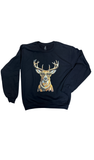 BBB, Glam Whitetail Deer Sweatshirt