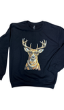 BBB, Glam Whitetail Deer Sweatshirt