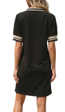 FW, Preppy Short Sleeve Polo Dress