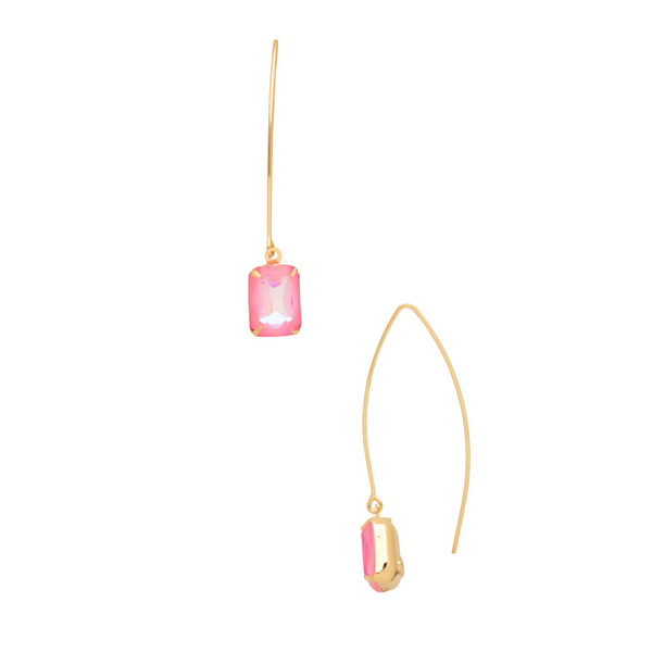 Sorrelli Bobbi Threader Dangle Earrings in Light Rose Delite