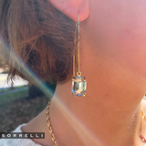 Sorrelli Bobbi Threader Dangle Earrings in Light Rose Delite