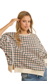 BiBi, Flower Printed Openseam Detail Top