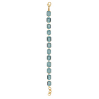 Sorrelli Octavia Tennis Bracelet in Aquamarine