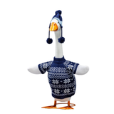 Giddy’s Porch Goose Outfit, Blue Sweater