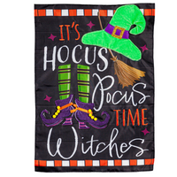‘Hocus Pocus Time’ Decorative Flag