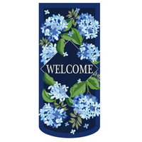‘Hydrangea Welcome’ Decorative Banner Flag