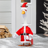 Giddy’s Porch Goose Outfit, Mr Claus