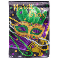‘Mask & Beads Lustre’ Decorative Flag