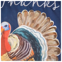 ‘Give Thanks Turkey’ Decorative Banner Flag
