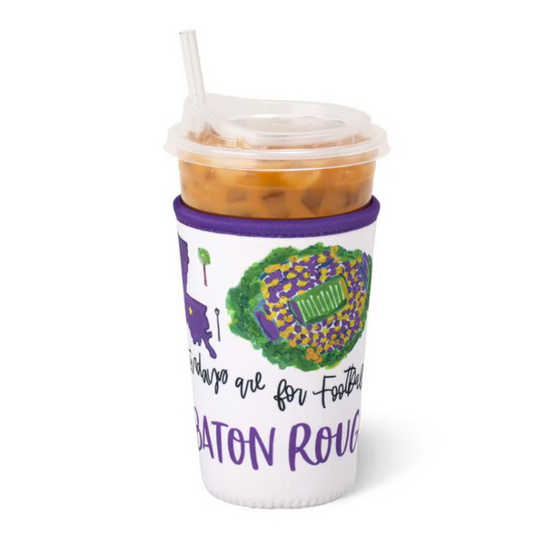 Swig “Saturdays in Baton Rouge” Medium Iced Cup Coolie