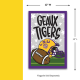 MAGNOLIA LN, LSU Football Decorative Flag