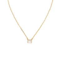 Sorrelli Octavia Single Crystal Pendant Necklace in Ultra White