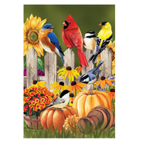 ‘Flock of Pumpkins’ Decorative Flag