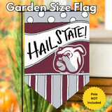 MAGNOLIA LN, MSU Dots and Stripes Decorative Flag