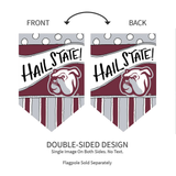 MAGNOLIA LN, MSU Dots and Stripes Decorative Flag