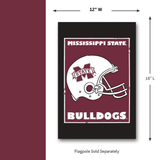 MAGNOLIA LN, MS STATE Helmet Decorative Flag