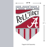 MAGNOLIA LN, AL Dots and Stripes Decorative Flag