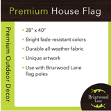 ‘Retro New Orleans Saints’ Decorative Flag