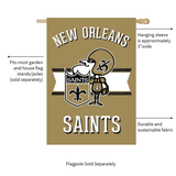 ‘Retro New Orleans Saints’ Decorative Flag