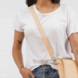Consuela “Diego” Slim Leather Crossbody Strap