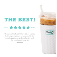 Swig “We’ve Got Spirit Purple + Yellow” Iced Cup Coolie Medium