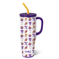Swig “We’ve Got Spirit Purple + Yellow” 40oz Mega Mug