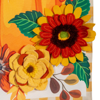 ‘Fall Floral Pumpkin’ Decorative Banner Flag