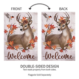 ‘Autumn Deer Wreath’ Decorative Flag