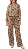 Polka Dot Drawstring Pant Set, Assorted Colors