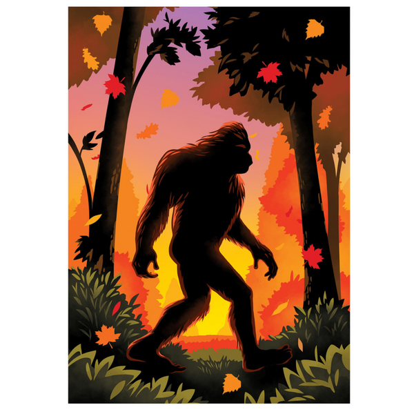 ‘Bigfoot Fall’ Decorative Flag