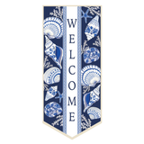 ‘Chinoiserie Seashells’ Decorative Banner Flag