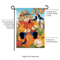 ‘Friends & Scarecrow’ Decorative Flag