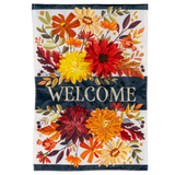 ‘Fall Floral Applique’ Decorative Flag